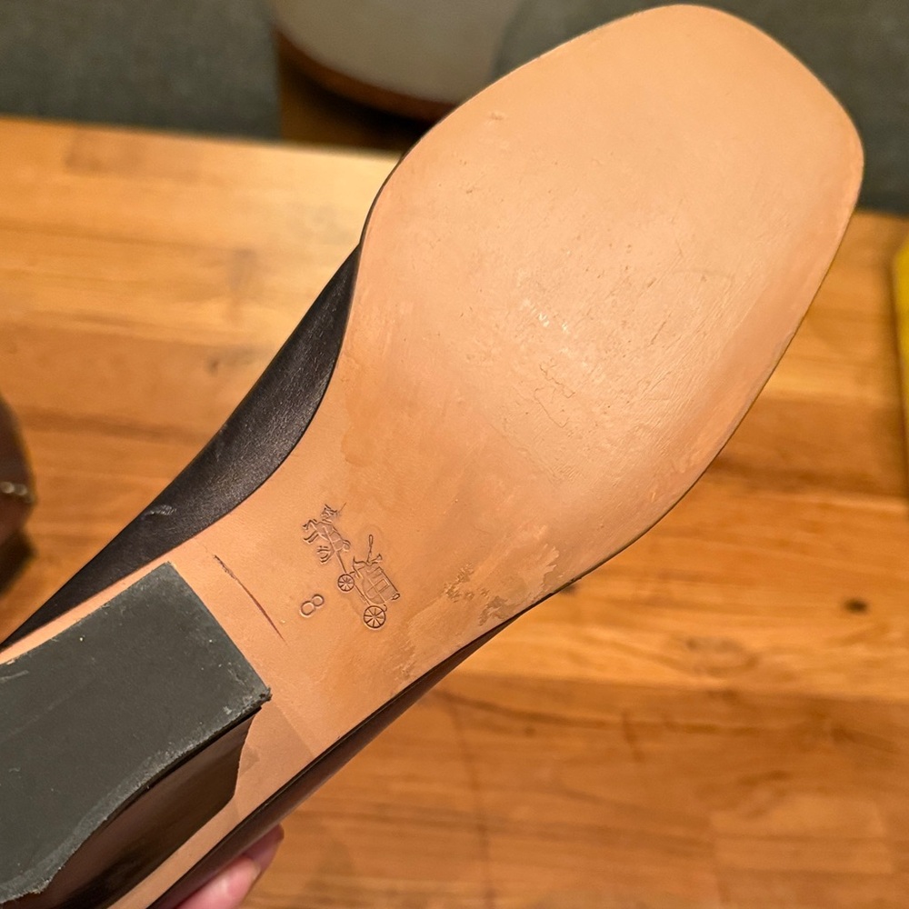 Coach Leather Studded Ankle Boots - pewter / dark silver - Picture 5 of 5